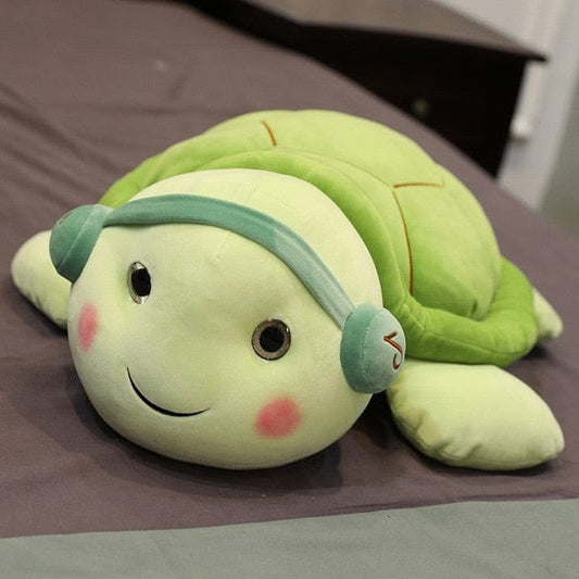 Peluche Tortue Verte Kawaii  Douce Écaille | Peluche World 25 cm