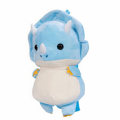 Peluche tricératops sac à dos enfant doux et ludique
