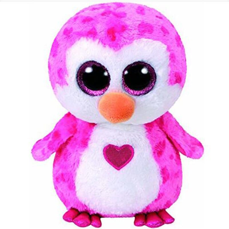 Peluche Ty Pingouin Rose  Poudroux | Peluche World