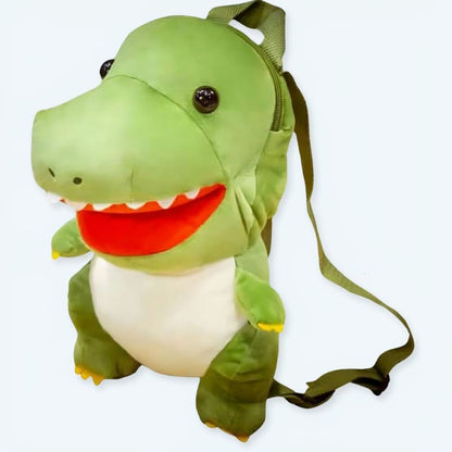 Peluche tyrannosaure sac à dos enfant doux amusant