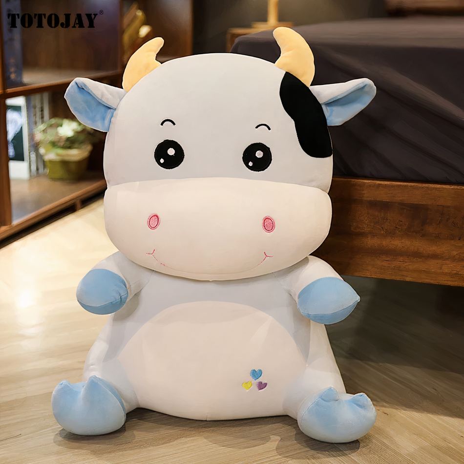 Peluche vache douce enfant ferme câline peluche matière