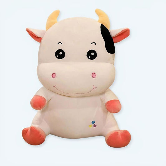 Peluche vache douce enfant ferme câline peluche matière