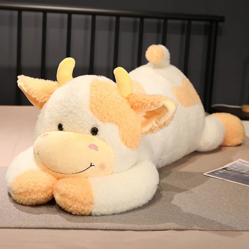 Peluche vache géante et colorée