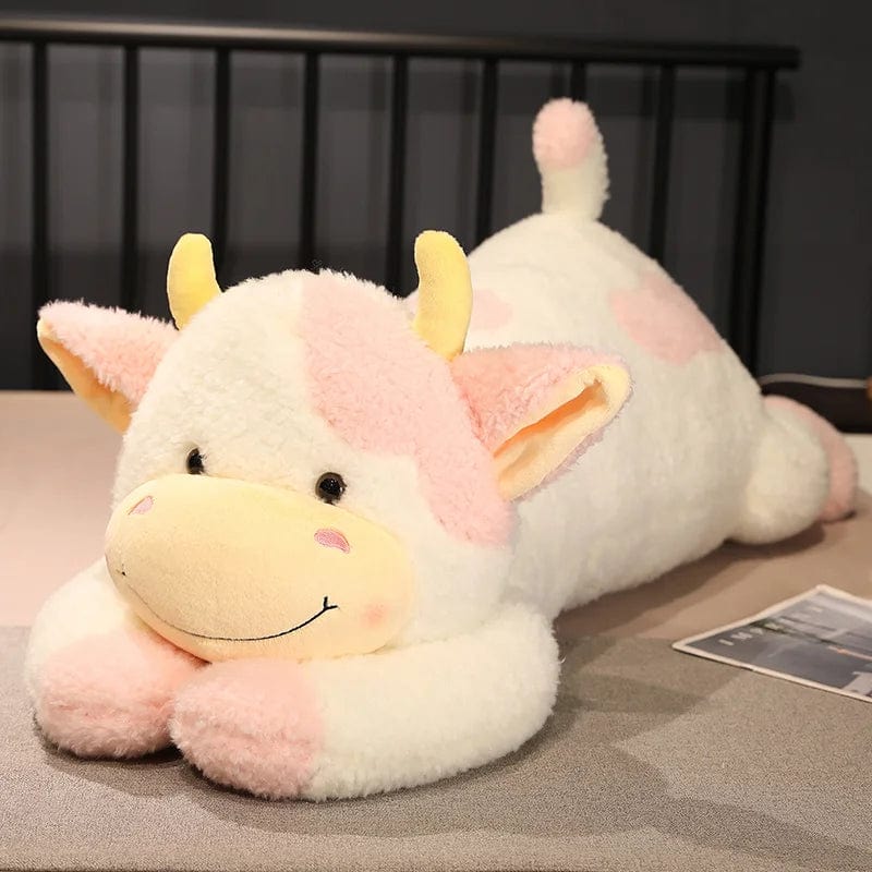 Peluche vache géante et colorée