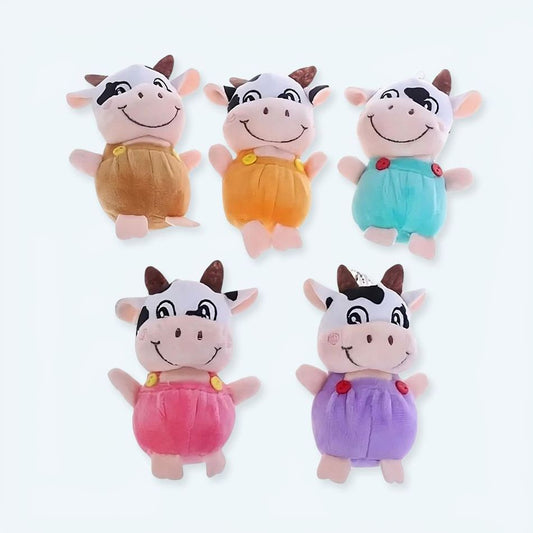 Peluche vache porte-clés mignonne douce cadeau original