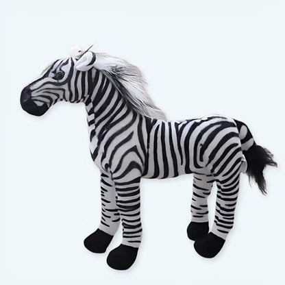 Peluche zèbre doux safari enfant chambre déco