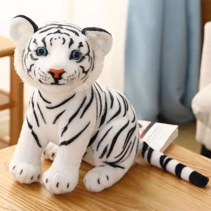 Tigre en Peluche  Écho Jungle | Peluche World Blanc